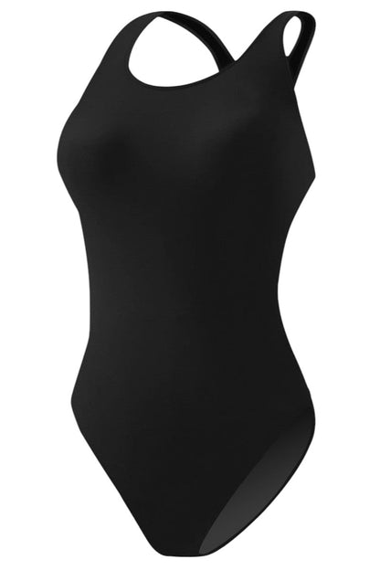 RISE Solid MB Back w/Shelf Bra One Piece Swimsuit