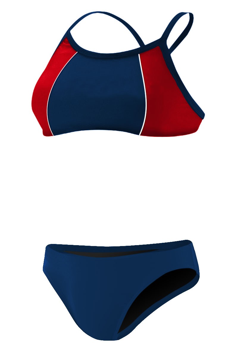 RISE Solid Poly Splice Bikini