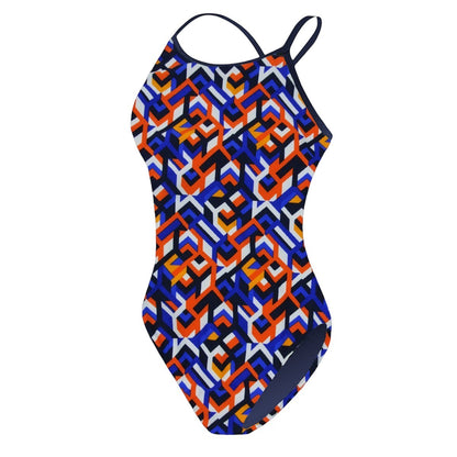 RISE Sandies Female Breakout Poly One Piece Swimsuit