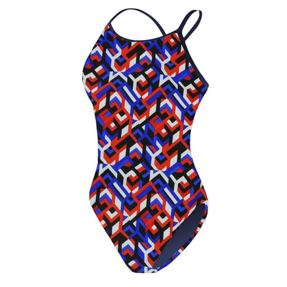 RISE Sandies Female Breakout Poly One Piece Swimsuit