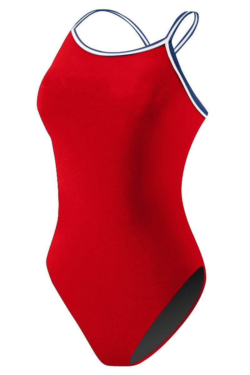 Rise Solid Poly Tri Color H-Back