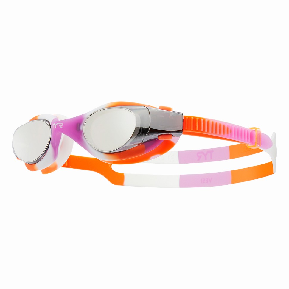 tyr mirrored goggles TYR Lgvsitdm Vesi Mirrored Youth Tie Dye Goggles