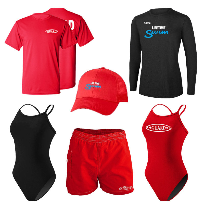 Women's Lifeguard and Swim Instructor (One Piece) w/ Hat