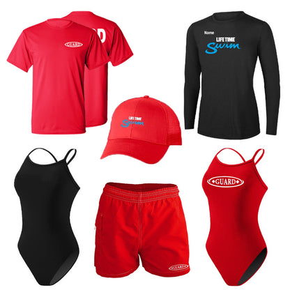 Women's Lifeguard and Swim Instructor (One Piece) w/ Hat