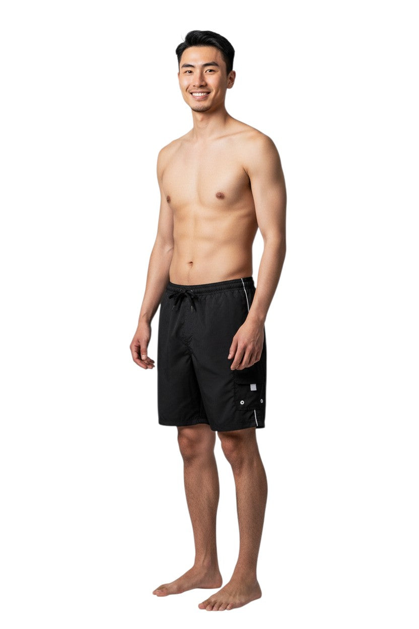 Kiefer Men's Solid Board Short with Liner