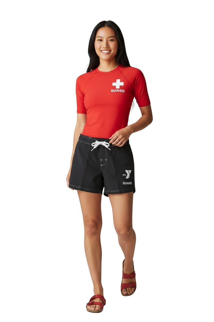 YMCA Guard Female 5" Inseam Poly Short