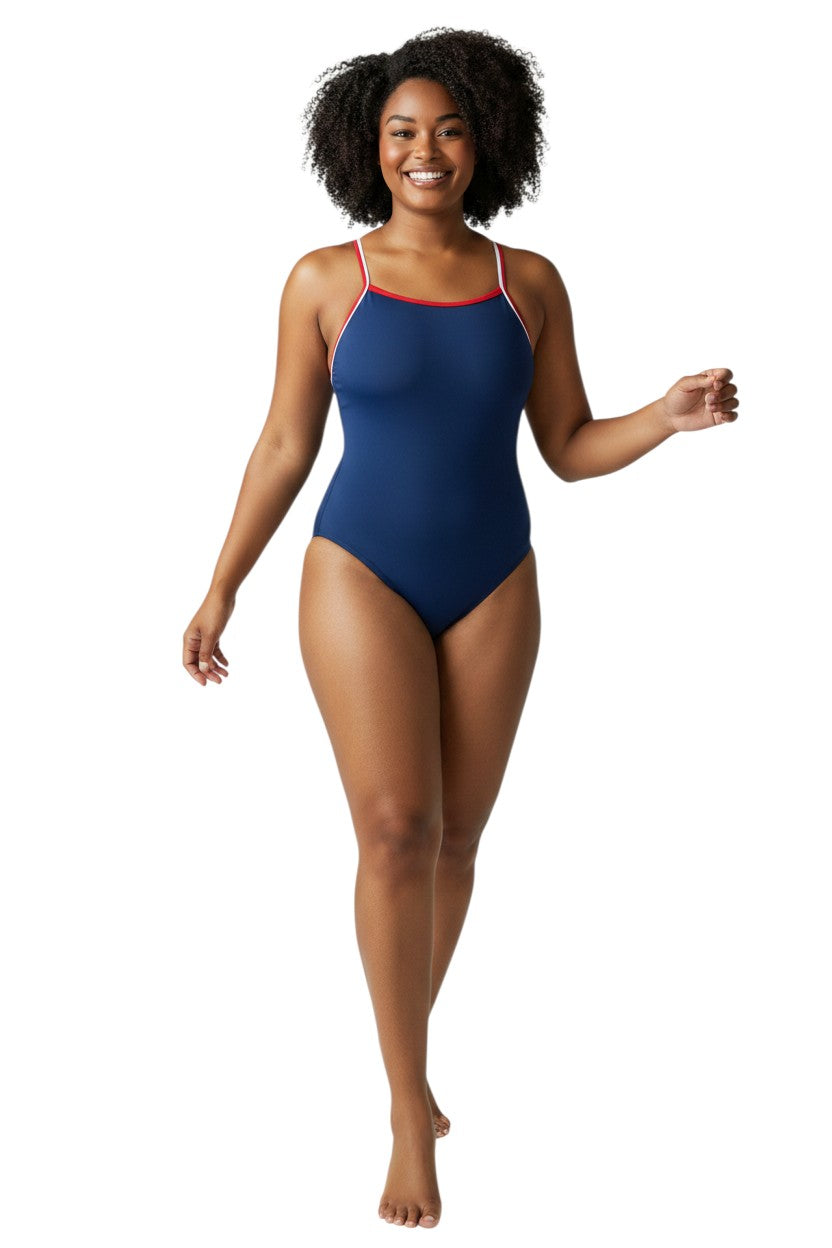 Kiefer Guard/Instructor Reversible H-Back One Piece Swimsuit – The
