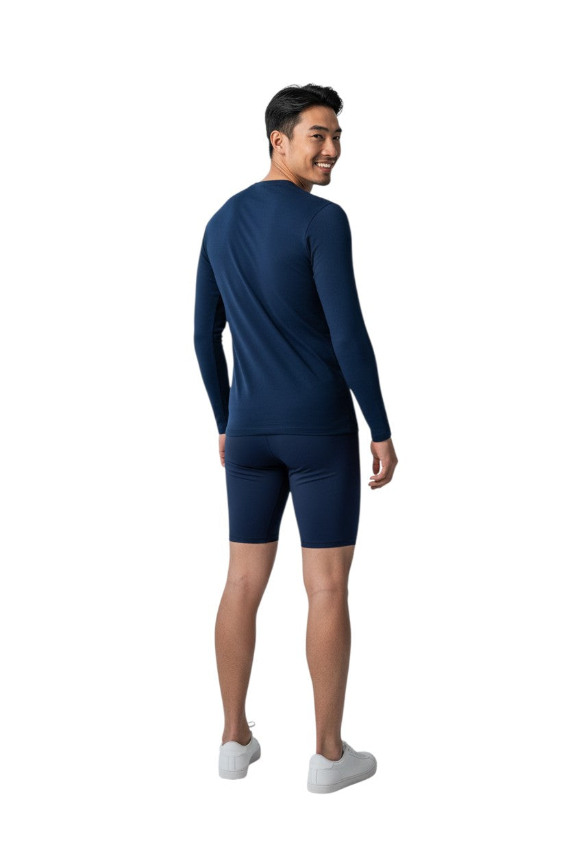 RISE Solid Long Sleeve Crew Neck Rashguard
