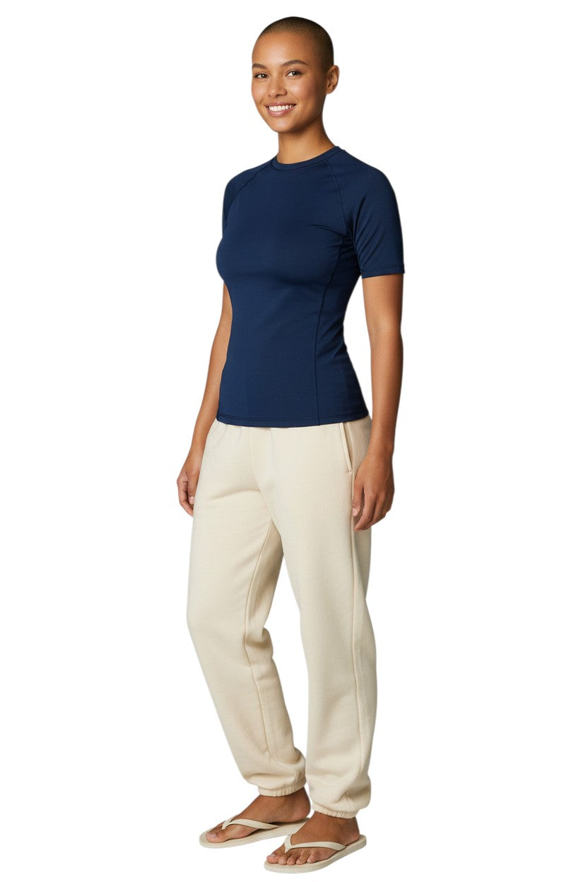 Kiefer Solid Short Sleeve Crewneck Rashguard