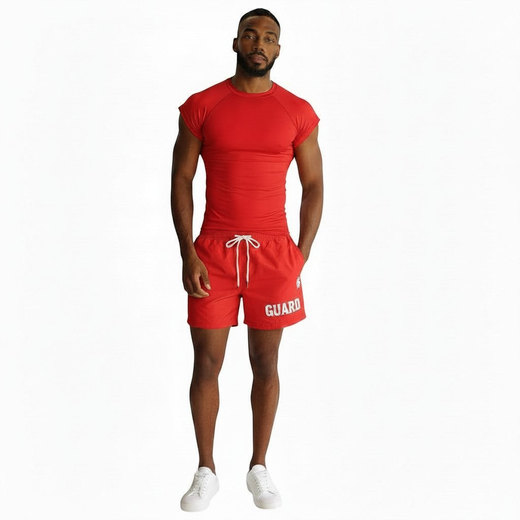 RISE Solid Short Sleeve Crew Neck Rashguard