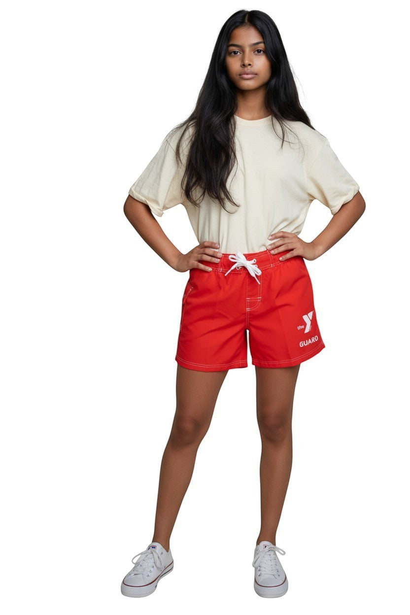 YMCA Guard Female 5" Inseam Poly Short
