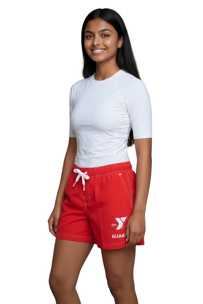 YMCA Guard Female 5" Inseam Poly Short