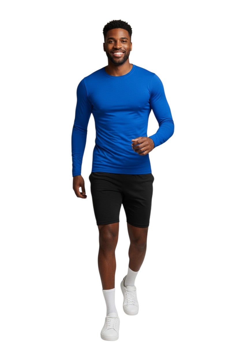 RISE Solid Long Sleeve Crew Neck Rashguard