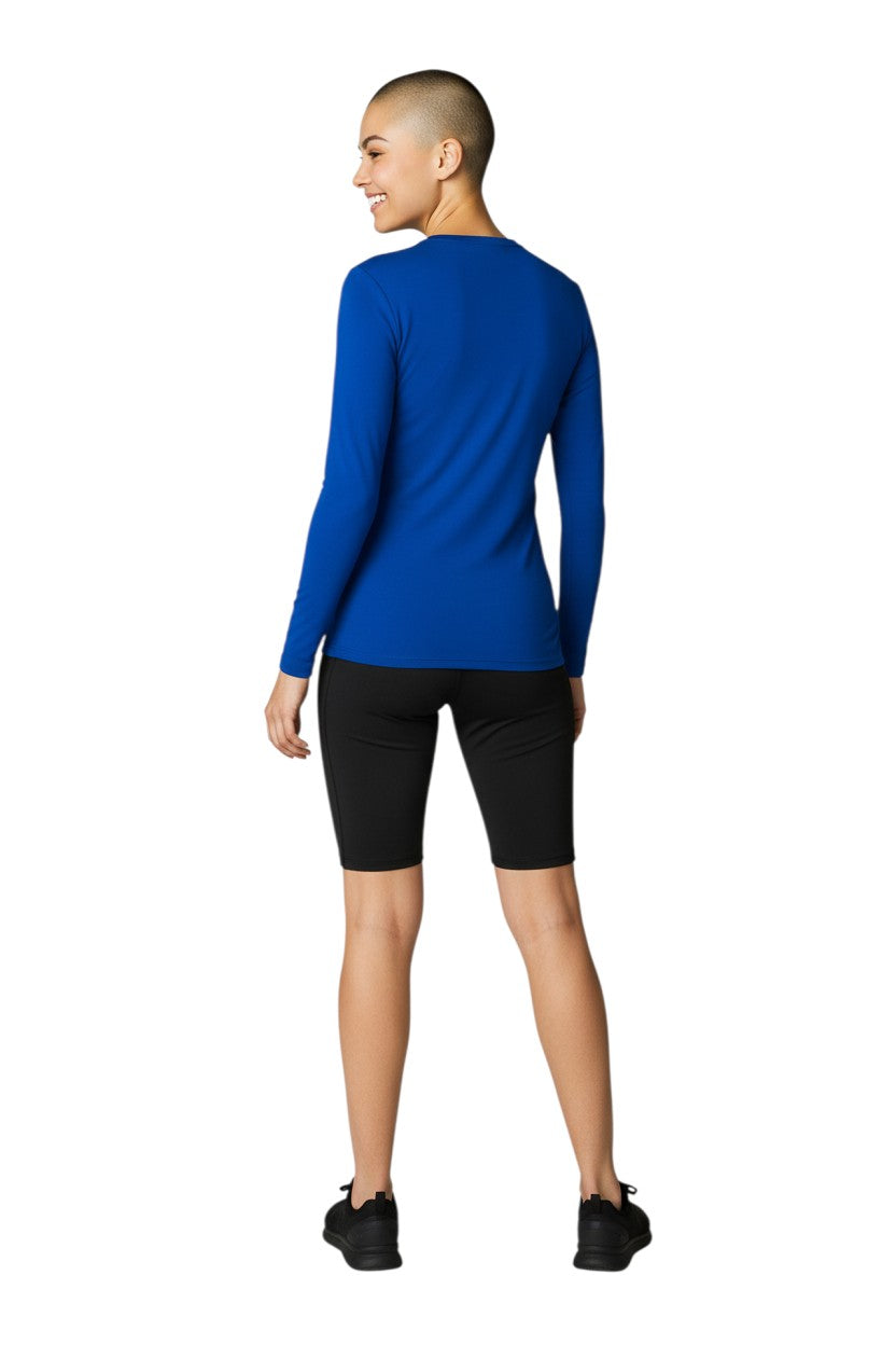 RISE Solid Long Sleeve Crew Neck Rashguard