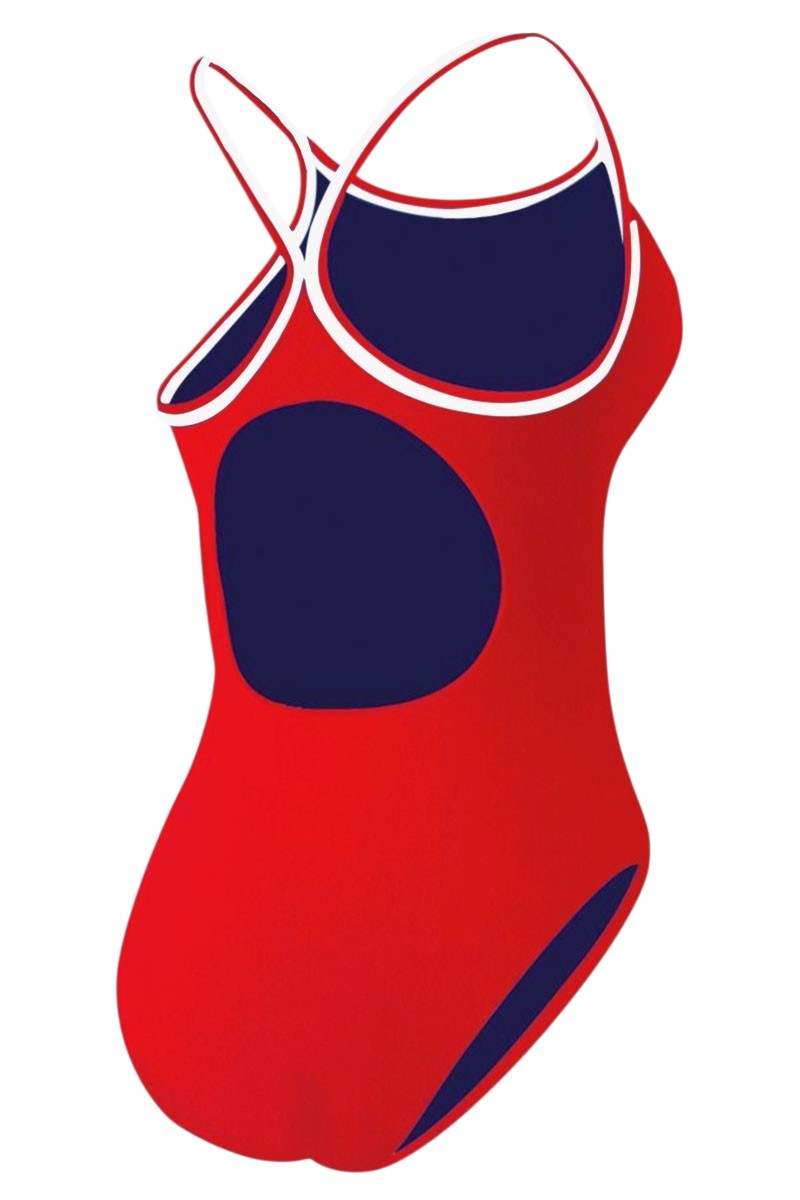 RISE Solid H-Back Reversible One Piece Swimwear