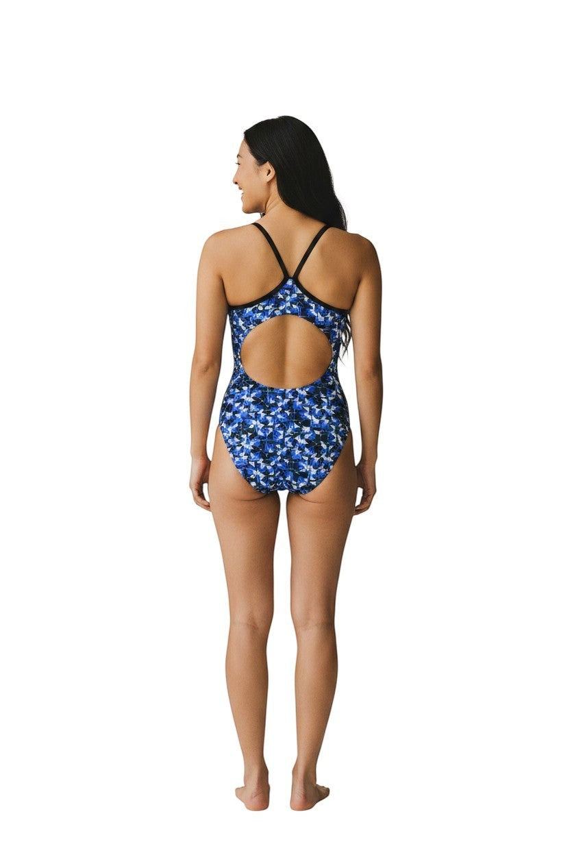 RISE Sandies Female Blueprint Poly Swimsuit