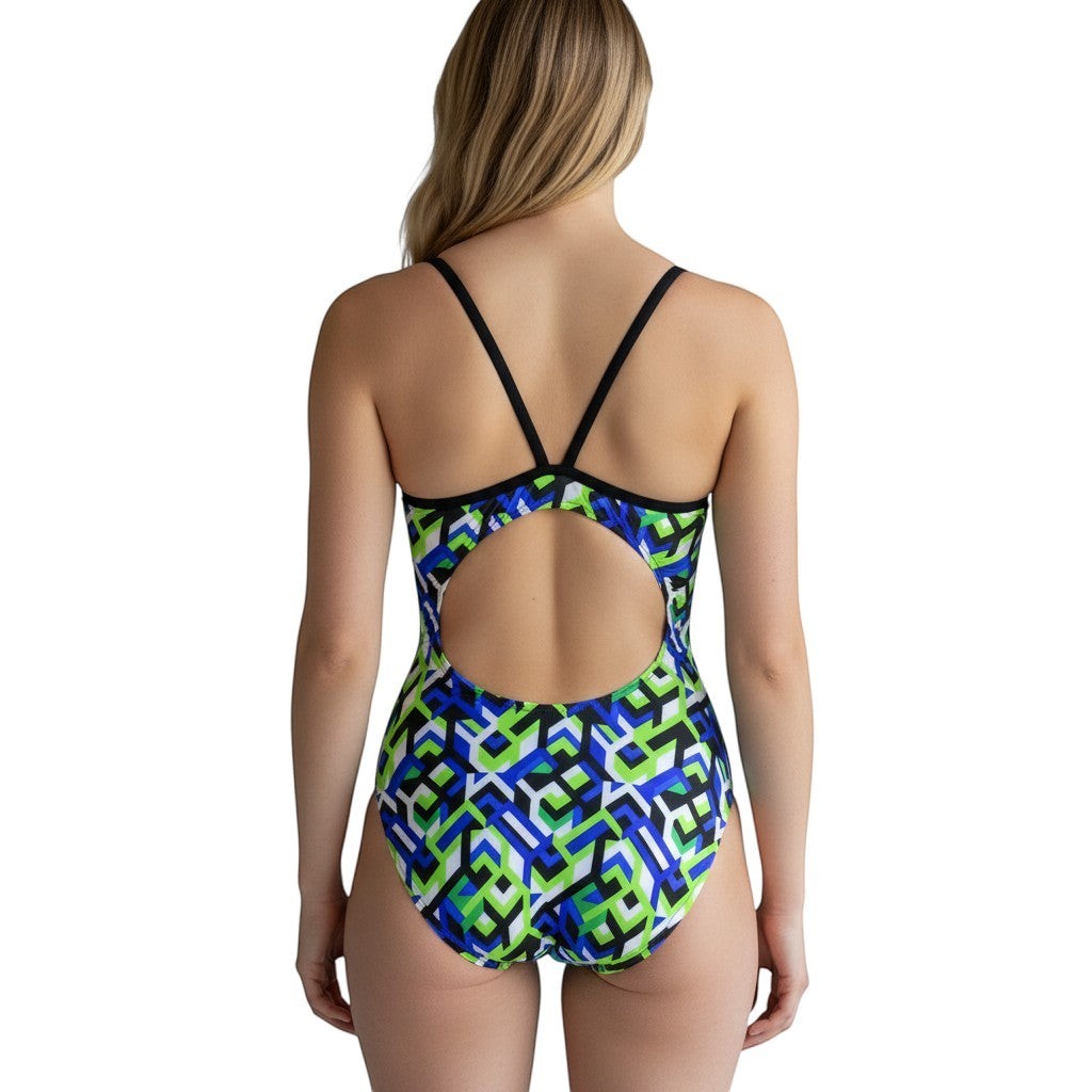 RISE Sandies Female Breakout Poly One Piece Swimsuit