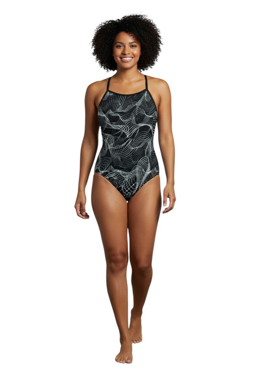 RISE Sandies Female Helix Poly Swimsuit