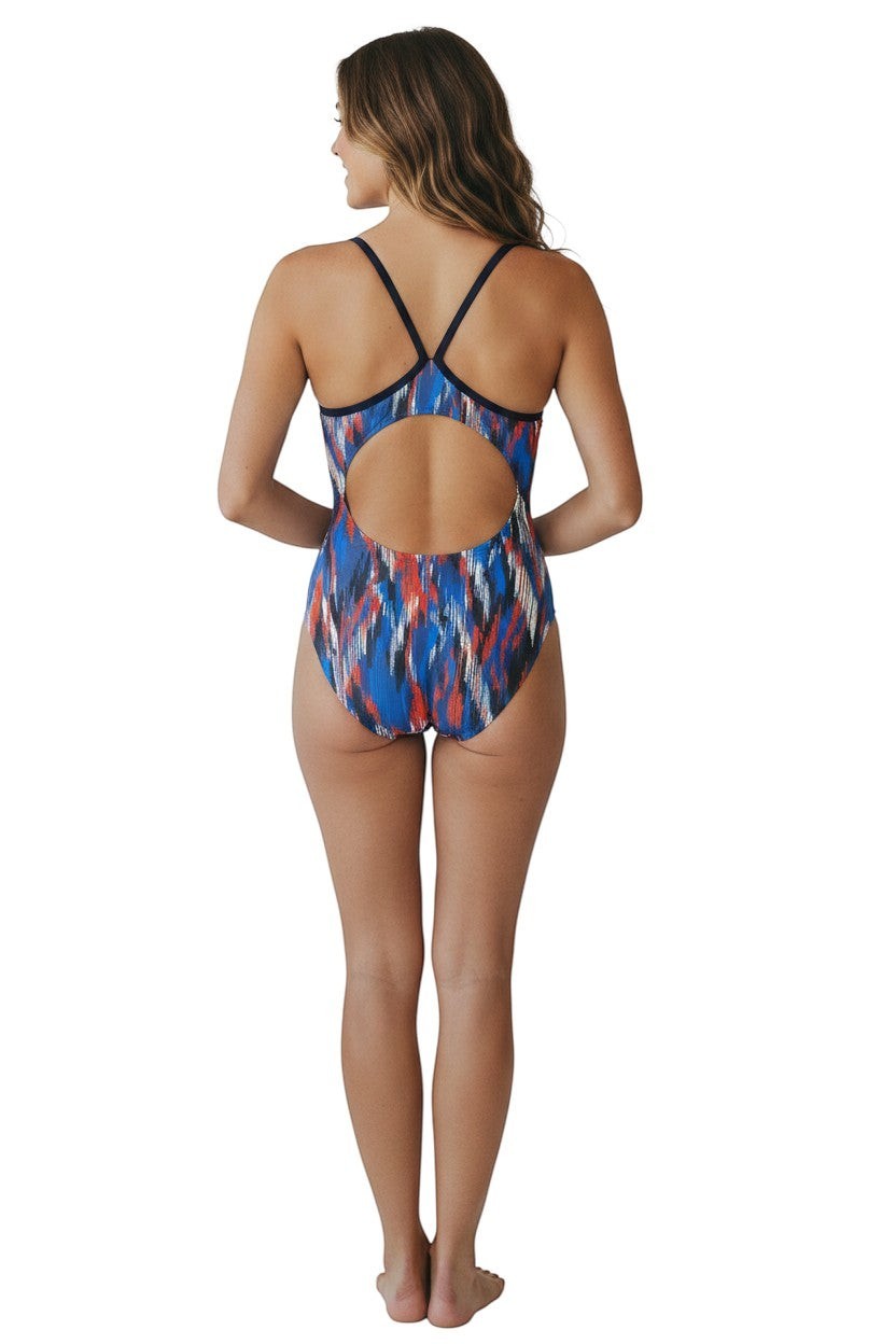 RISE Sandies Female Shockwave Poly Swimsuit