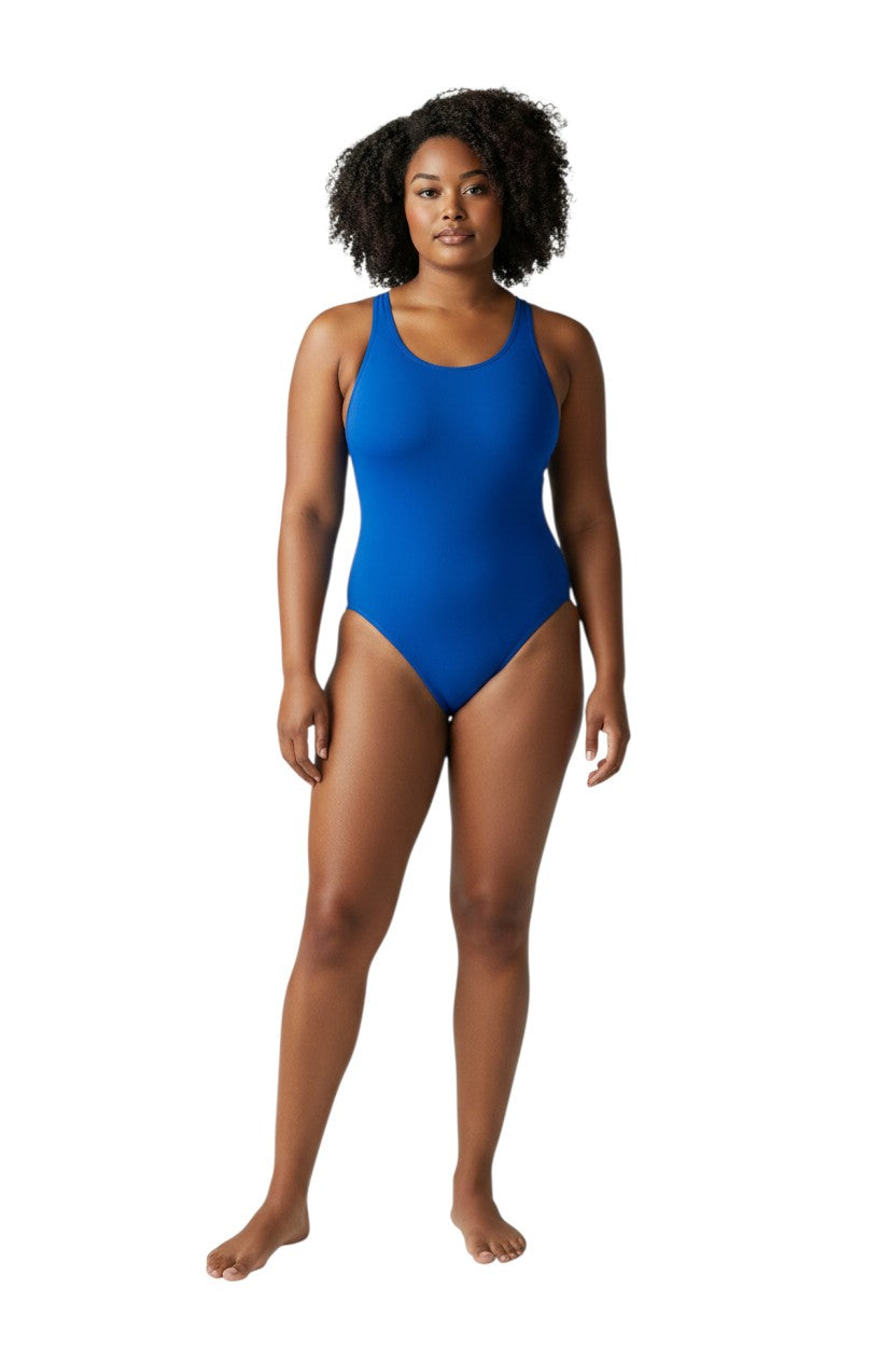 Solid Poly Female MB Back with Shelf Bra – The Lifeguard Store