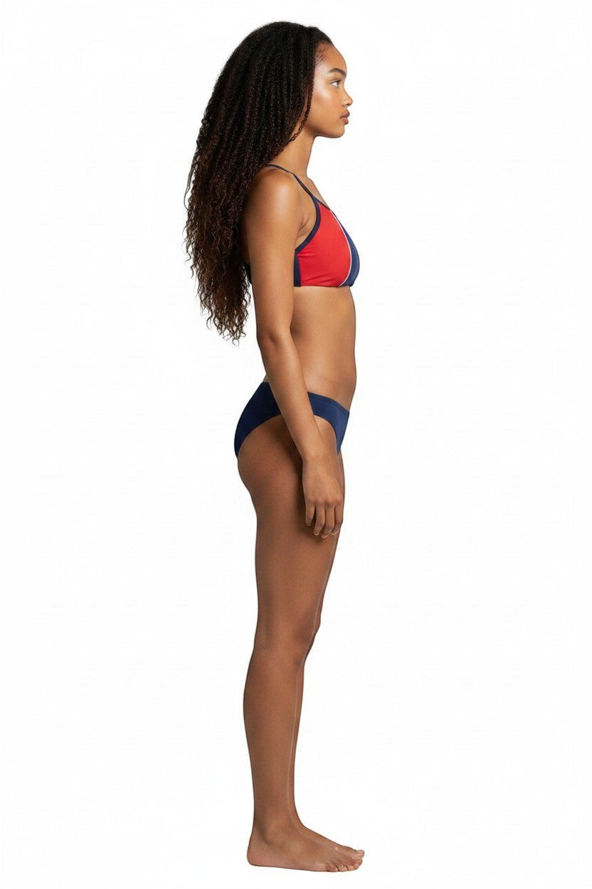 RISE Solid Poly Splice Bikini