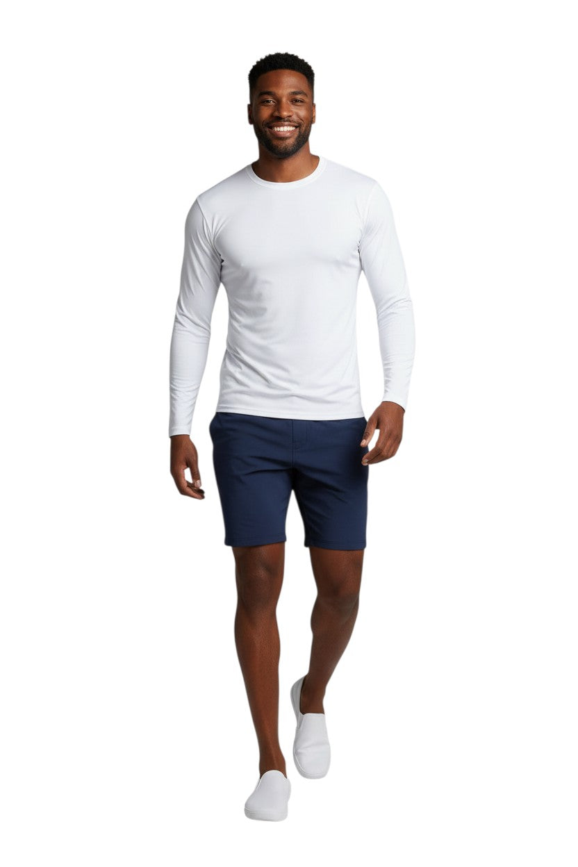 RISE Solid Long Sleeve Crew Neck Rashguard