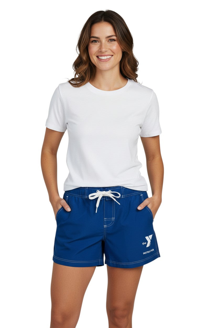 YMCA Instructor Female 5" Inseam Poly Short