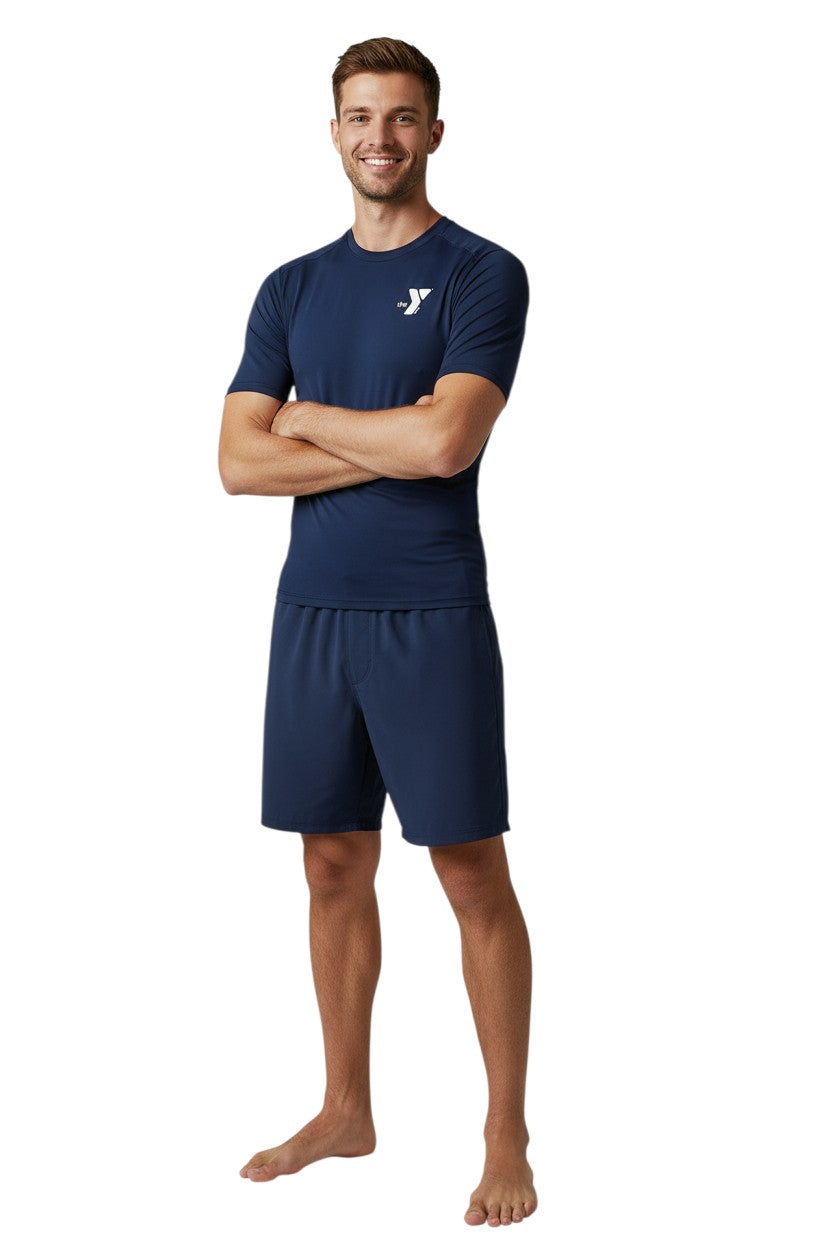 YMCA Unisex Kiefer S/S Crewneck Rashguard