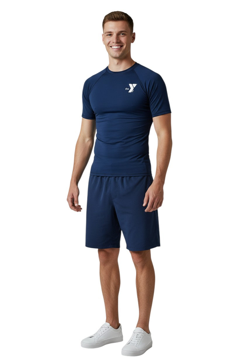 YMCA Unisex Kiefer S/S Crewneck Rashguard