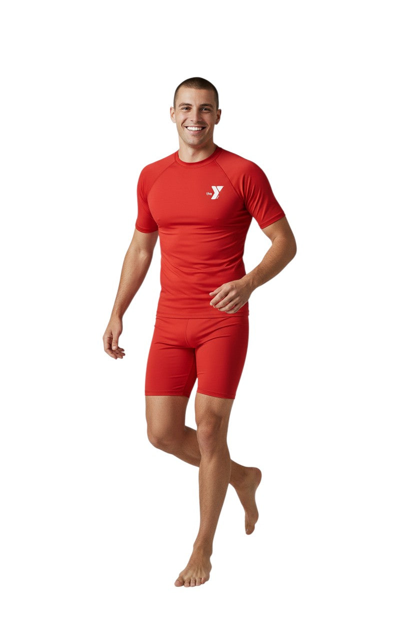 YMCA Unisex Kiefer S/S Crewneck Rashguard