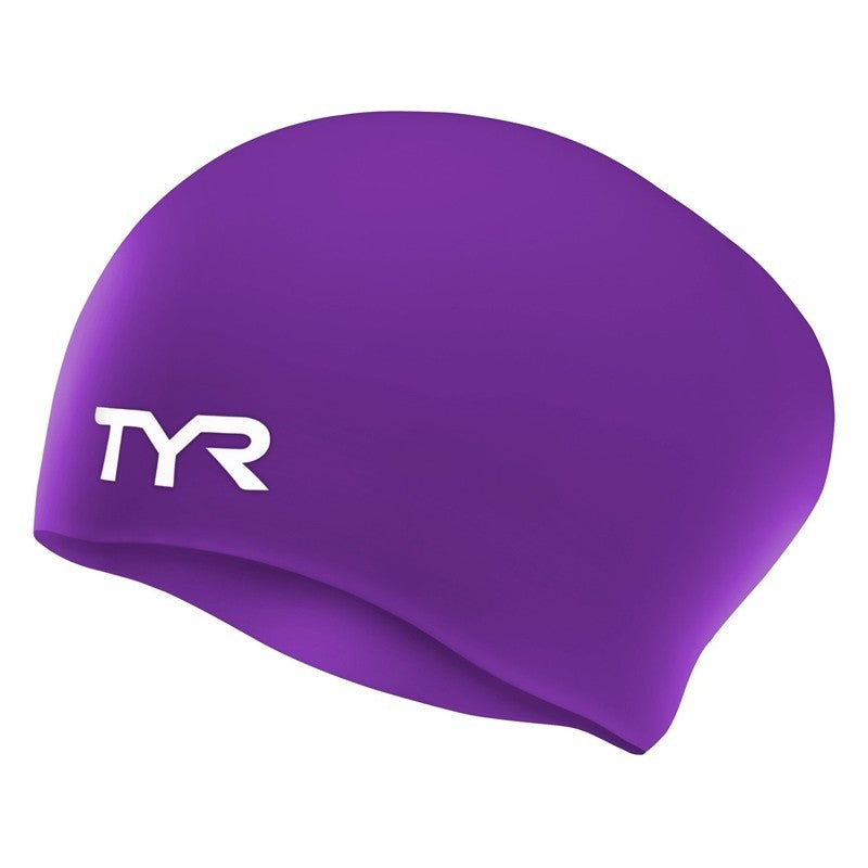 TYR Long Hair Wrinkle-free Swim Cap