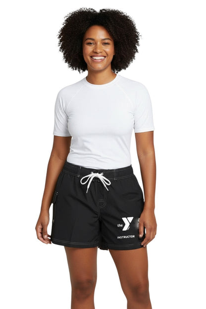 YMCA Instructor Female 5" Inseam Poly Short