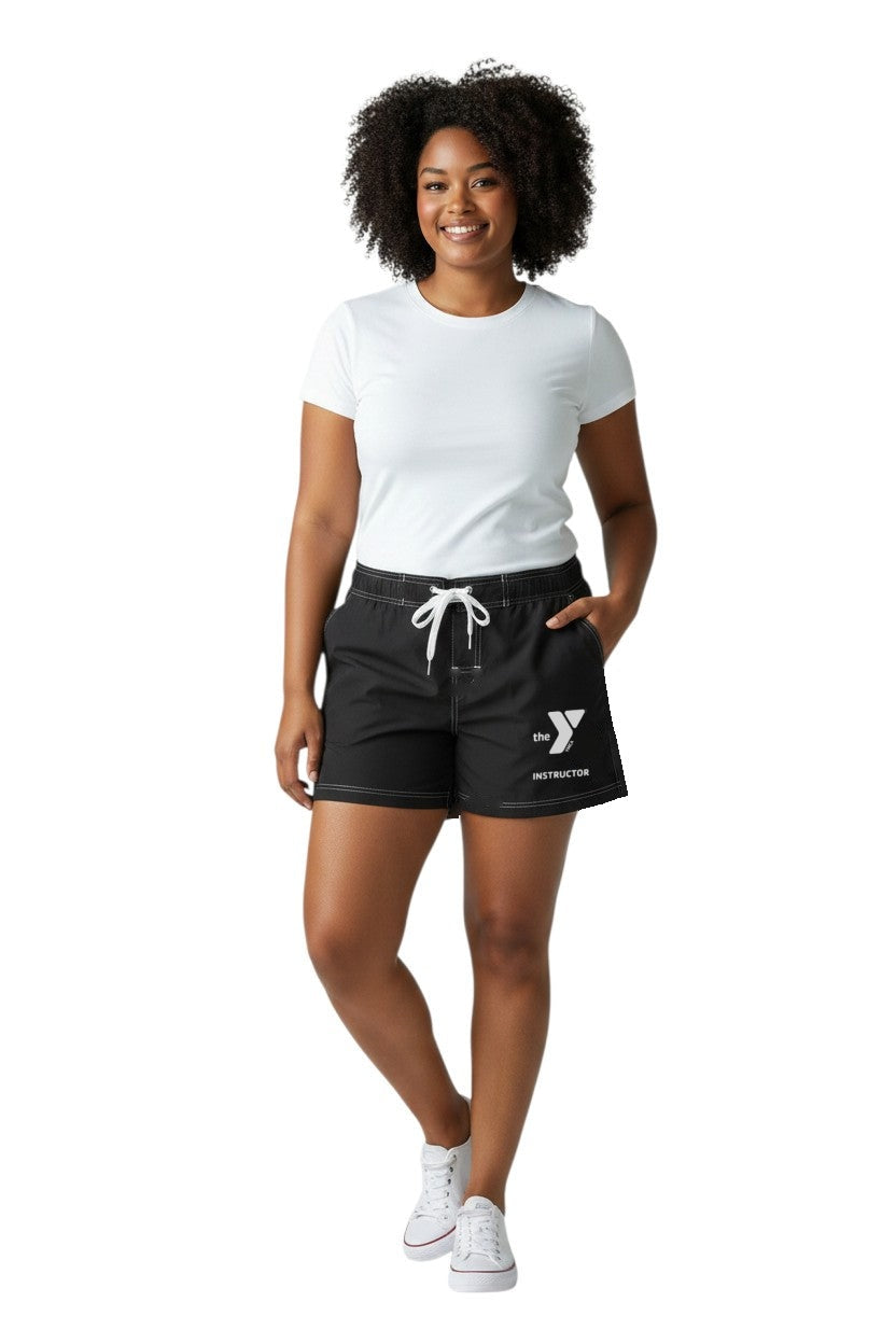YMCA Instructor Female 5" Inseam Poly Short