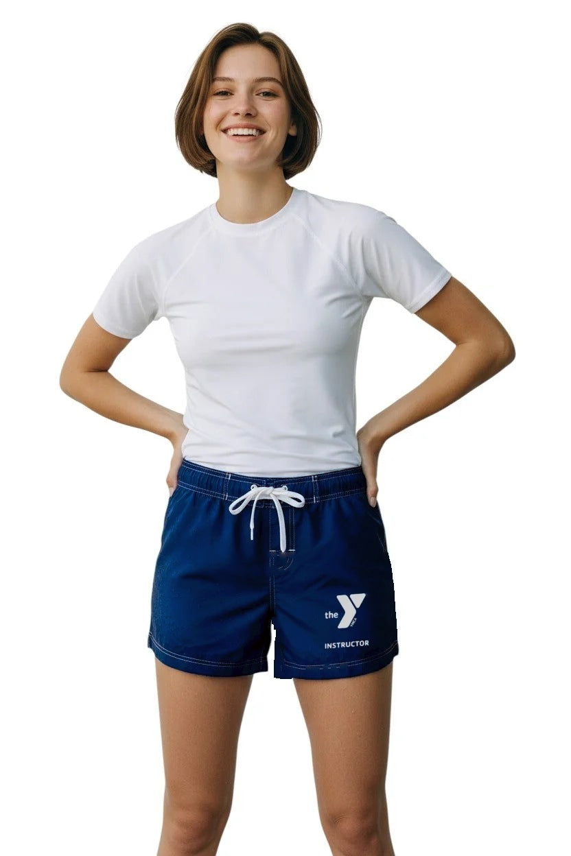 YMCA Instructor Female 5" Inseam Poly Short