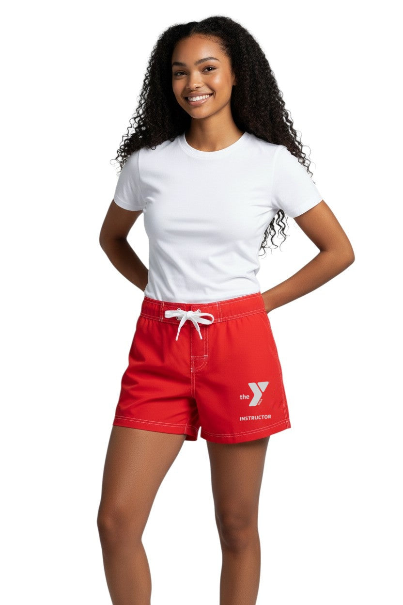 YMCA Instructor Female 5" Inseam Poly Short