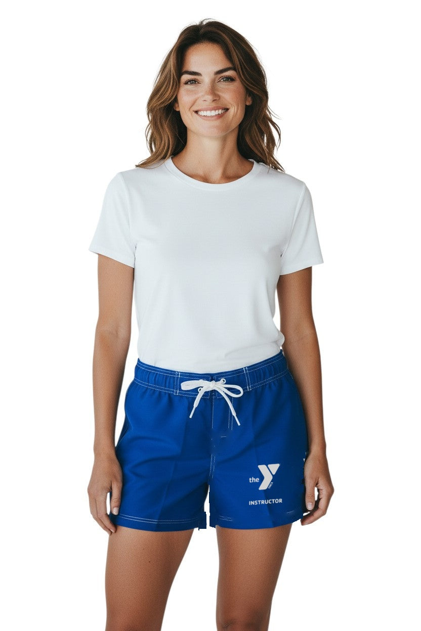 YMCA Instructor Female 5" Inseam Poly Short