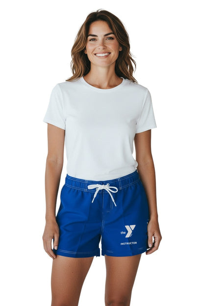 YMCA Instructor Female 5" Inseam Poly Short
