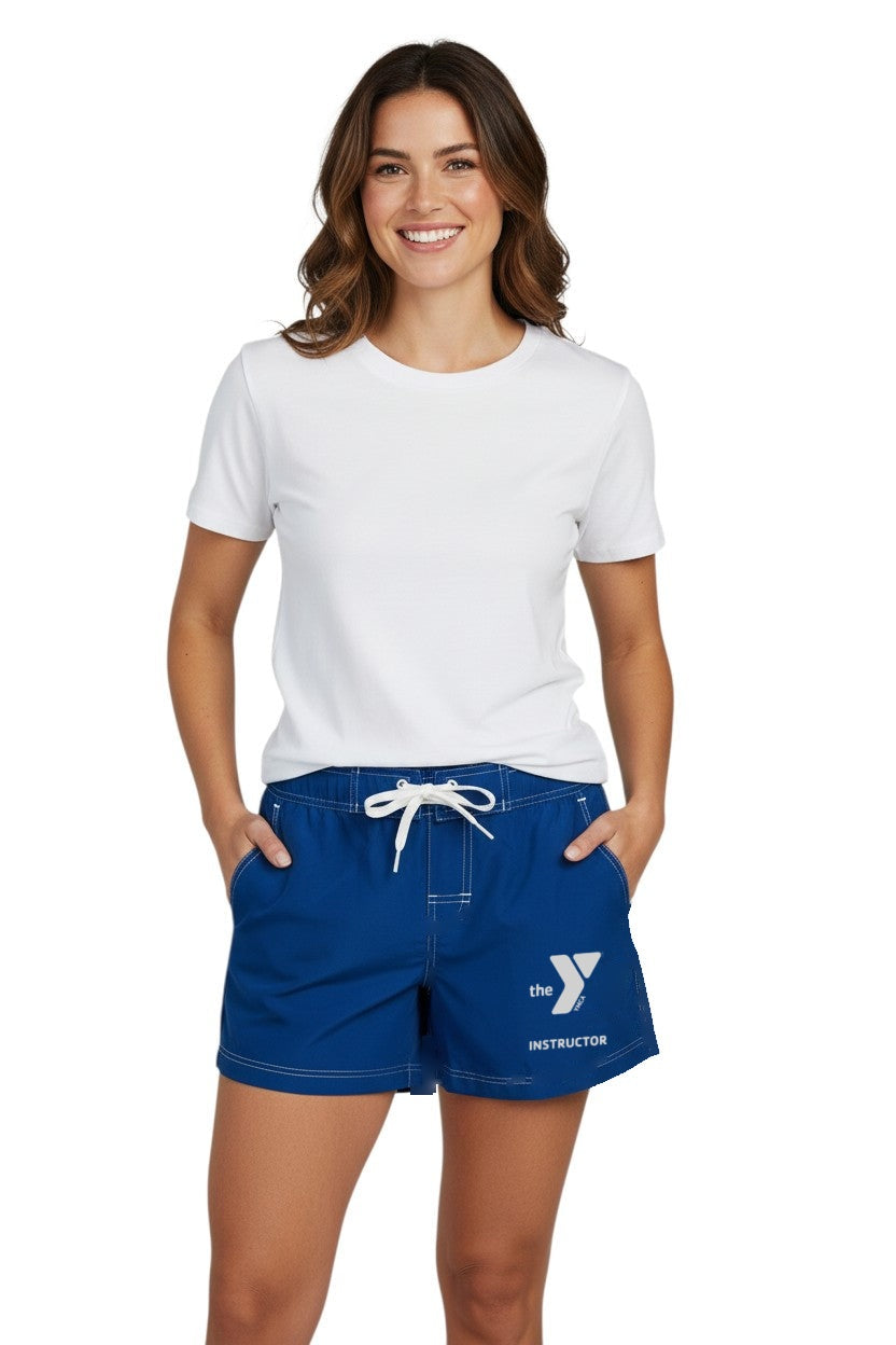 YMCA Instructor Female 5" Inseam Poly Short