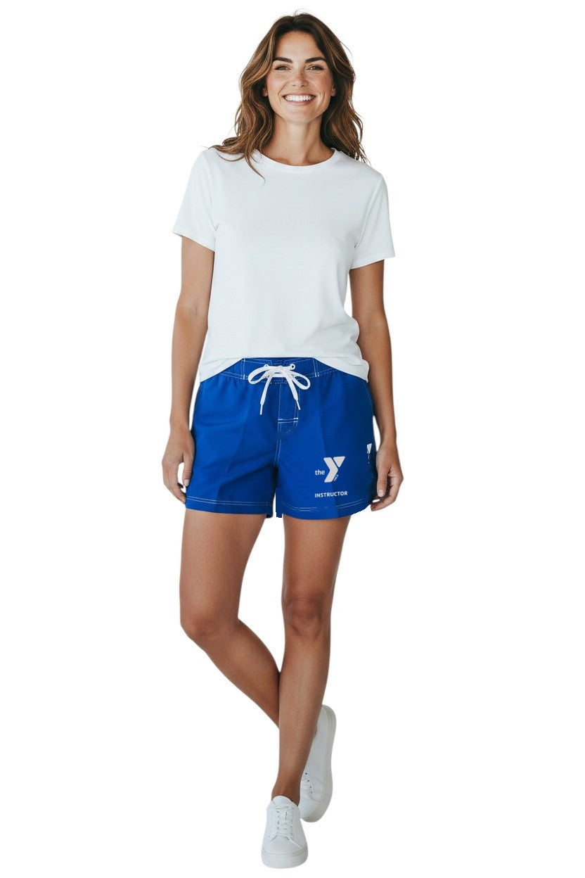 YMCA Instructor Female 5" Inseam Poly Short