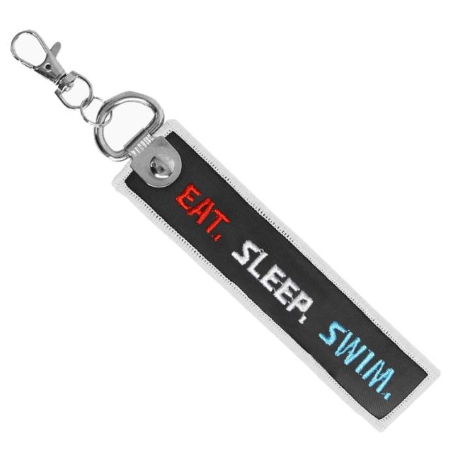 Eat. Sleep. Swim. Bag Tag