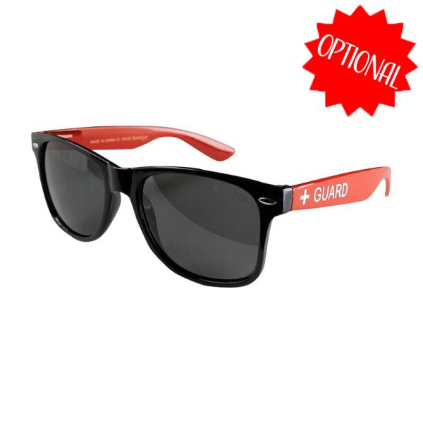 Guard Sunglasses-Black/Red