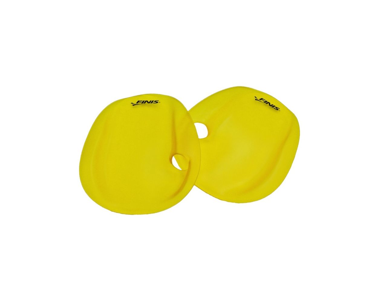 Yellow FINIS Tempo Trainer Pro & Unisex's Agility Paddle Floating Medium