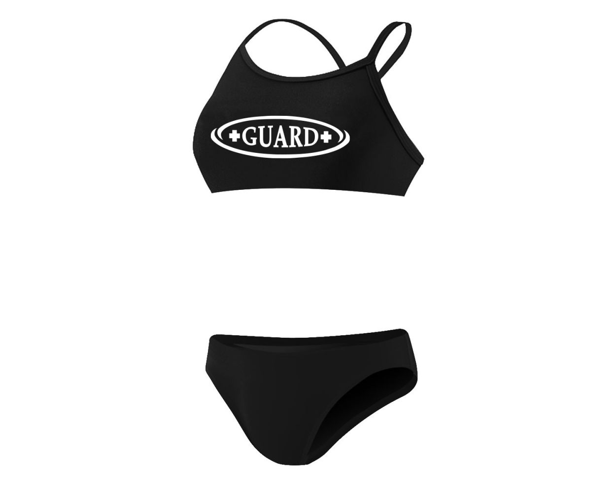 Black lifeguard swimsuit best sale