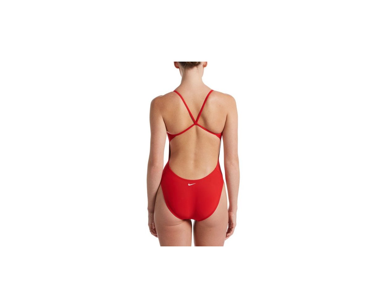 red nike one piece swimsuit