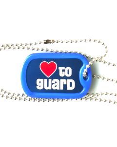 Love to Guard Dog Tag