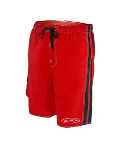 RISE Guard Splice Flex Board Short - Color - Red/Black,Size - Medium