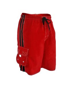 RISE Solid Splice Board Short - Color - Red/Black,Size - XLarge