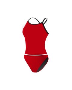 RISE Solid Poly 2-Piece Color Trip Tankini