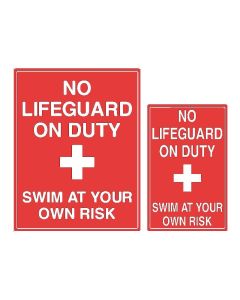 Swim At Your Own Risk Sign