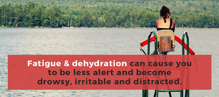 fatigue and dehydration can cause you to be drowsy